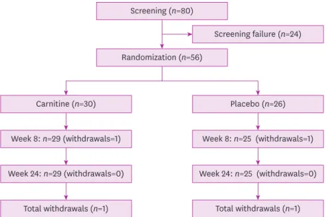Fig. 1. Flow diagram outlining the study design: patient screening, randomization, and timing of assessment.