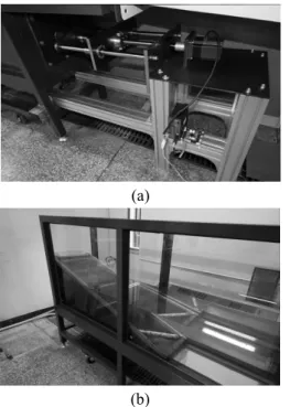 Fig. 2 The schematic view of the wind and wave generation tank
