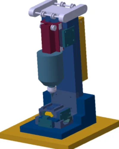 Fig. 1  Micro milling machine 