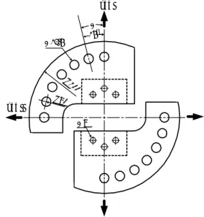 Fig. 1 Configuration of modified CTS specimen    (unit : mm)  R10 0 φ 8φ 12.5R80 15 oφ Mode IMode II