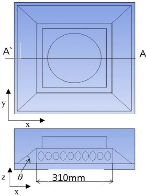 Fig. 1 Diffuser in the present study