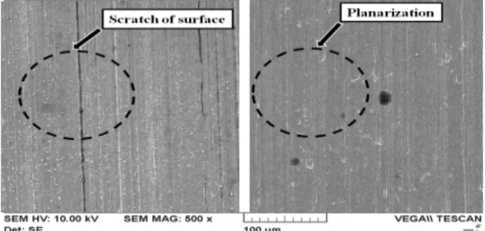 Fig. 10 SEM image of STS316 using EP-MAP process 
