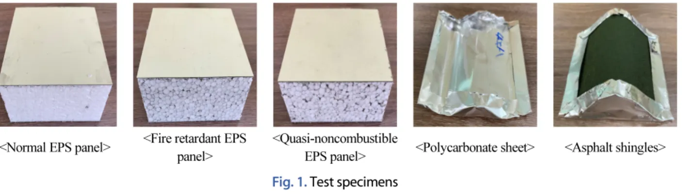 Fig. 1. Test specimens
