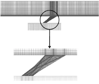 Fig. 3 An example of computational grids  (a) 