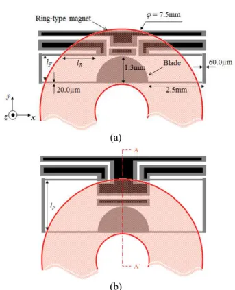 Fig.  2  Schematic  view  of  the  electromagnetic  actuators: 