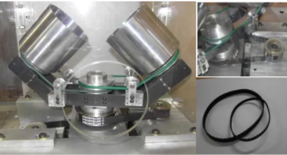 Fig. 5 Application of idler roller in the mixing system (a)  Mixed type (b) Vertical type 