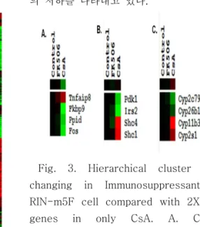 Fig.  2  Cluster  image  showing  the  different  classes  of  total  gene  expression  profiles.
