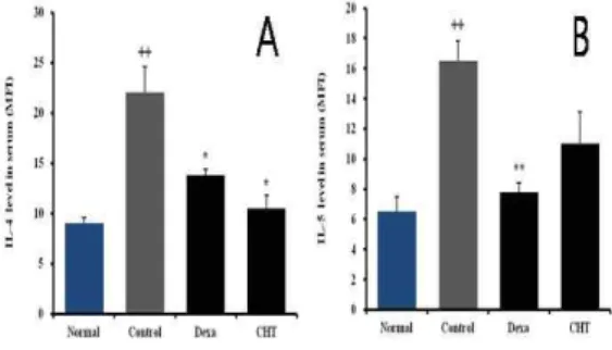 Fig.  2.  Effects  of  CHT  on  clinical  skin  features  and  severity  in  TNCB-induced  NC/Nga  mice
