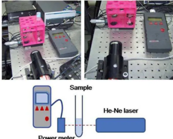 Fig. 2 는 실험장치의 개략도를 나타낸다 . 현미 경(IX50, Olympus Corp., Japan) 에 Cooled-CCD 카메라(SENSICAM, PCO Corp., Germany)를 연결 하였으며 10배와 40배의 대물렌즈(UPlanFL NA 0.3, Olympus Corp., Japan)을 사용하여 실시간 영