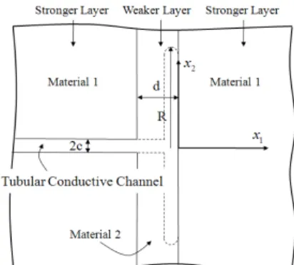 Fig. 3  Two-dimensional  schematic  illustration  of  the  bone-like material 