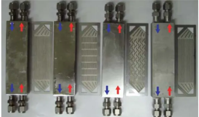 Fig. 1 Photos of diffusion bonded heat exchanger