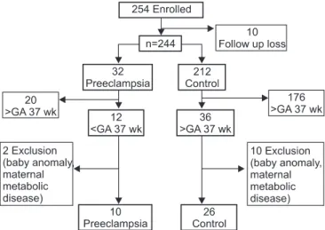 Fig. 1. Flow of participants through the study. GA, gestational age.