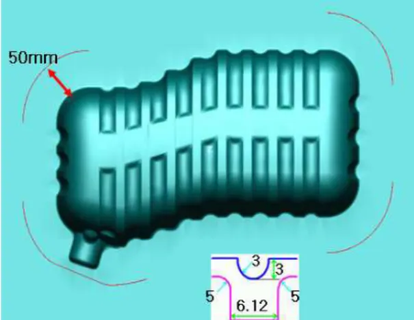 Fig. 9 Deformation path of the material near pipe connection