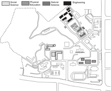 Figure 1. Research Site_K University Campus (연구대상지인 K대학교)