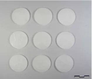 Figure 6. First experiments on primary organic solvents.