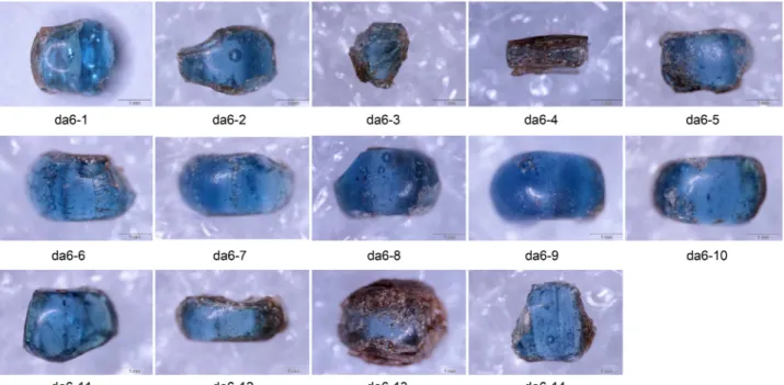 Figure 1. Glass beads from Daho-ri site No. 6.