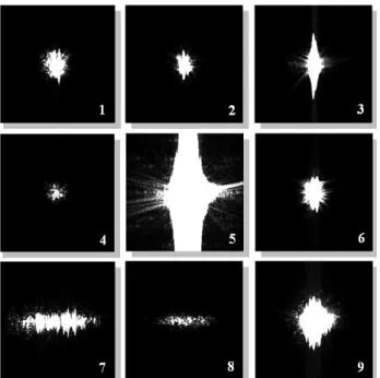 Fig. 5 Laser scattering images(Ra: 0.4 ㎛) 