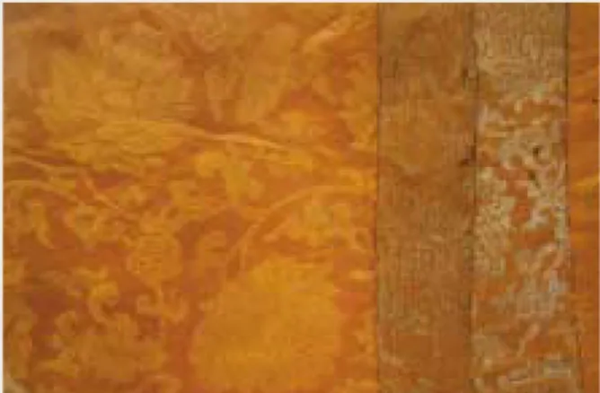 Fig 4.  Result of XRF analysis of gold sticking part of Daerandan(the upper part/Sinsu751-1)