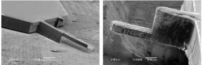 Fig. 6  Multi-function  electrode  for  micro  electro-chemical  machining by MEMS and electro-forming process 