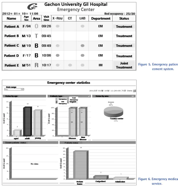 Figure 6. Emergency medical statistics  service.