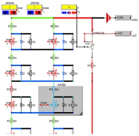 Fig.  4.  Shading  and  current  distribution  inside  the  solar  module