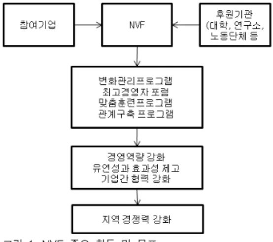 Fig.  1.  The  main  activities  and  objectives  of  NVF