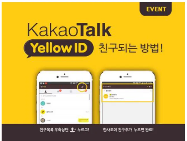 Fig.  5.  카카오가  제공하는  YellowID[4] V.  개발  환경과  Hello  World  봇  제작 모든  개발은  메모장으로도  가능하지만  가장  적절한  도구 를 사용하는 것은 생산성 측면에서 불가피한 선택이 된다