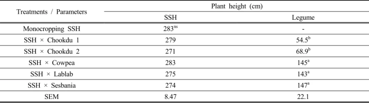 Table  4.  Effects  of  different  cropping  systems  on  dry  matter  content