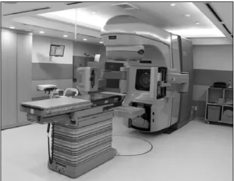 Fig. 1. Photograph of the clinac trilogy with CBCT and OBI  system.