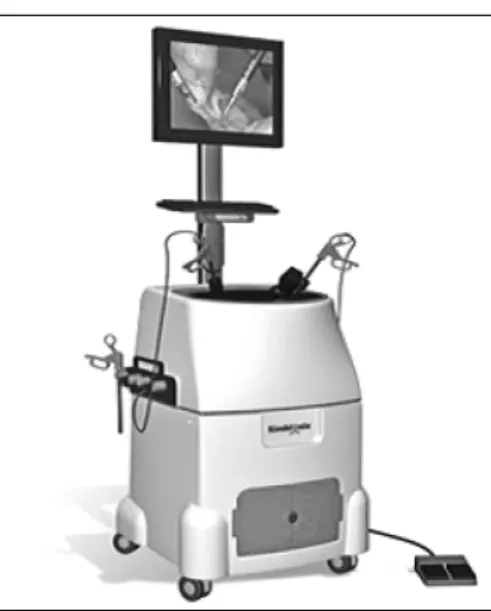 Fig.  1.  Exterior  view  of  virtual  reality  simulator  (LAP  Mentor TM ).
