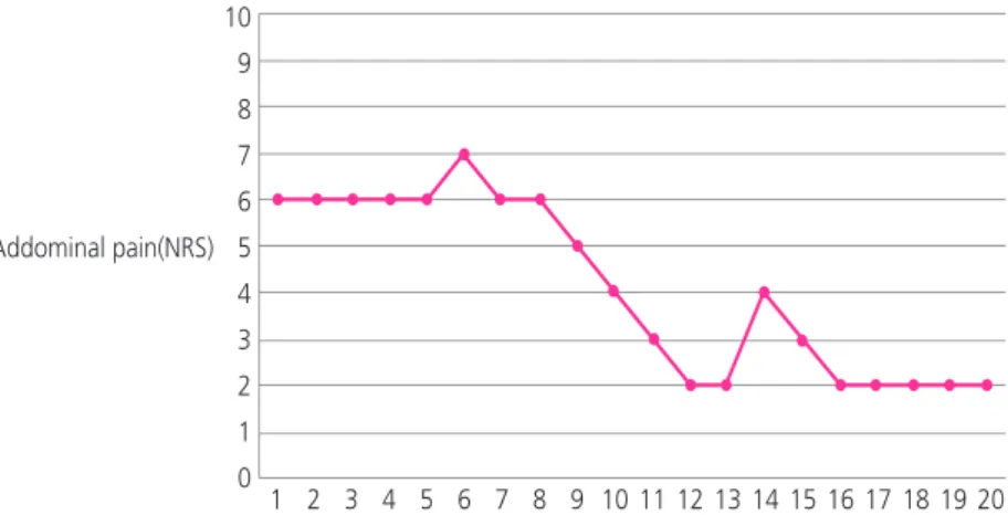Fig. 2.  Numerical rating scale of abdominal pain