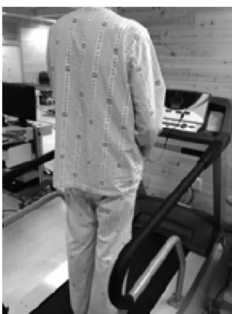 Fig. 1. Treadmill gait analysis system.