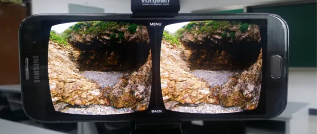 Fig. 8. Side by side 3D stereo panorama