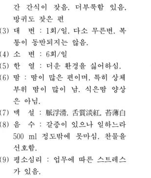Table 1. Treatment with Herbal Medicine in Patient 1