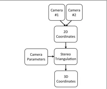Fig. 4. Flowchart of 3 dimensional camera tracking.
