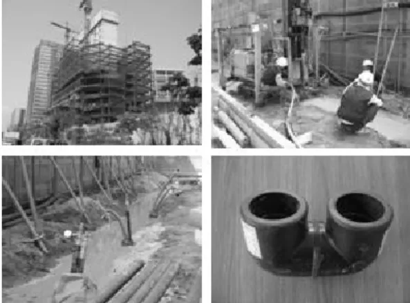 Fig.  1.  Site  view  and  installation  of  U-tube