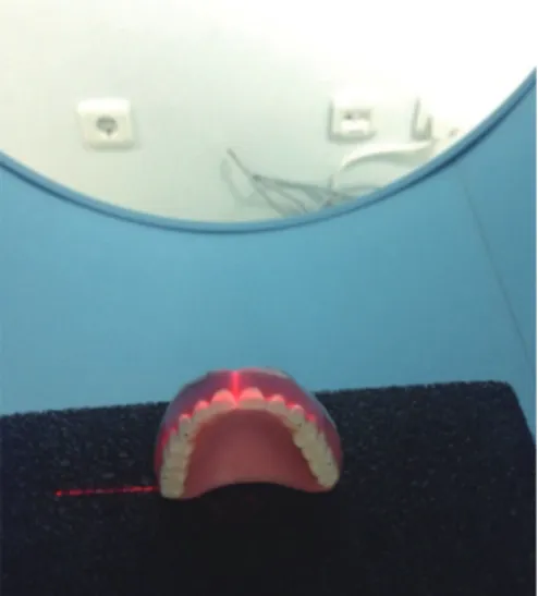 fig. 1.  Position on CBCT.
