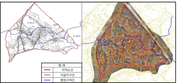 Figure 2. Cadastral resurvey area distribution chart.