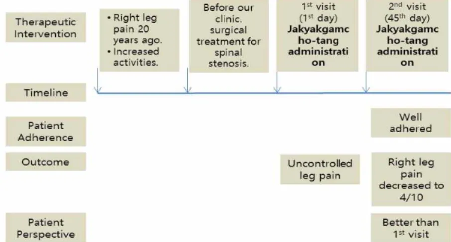 Figure 2. Timeline analysis of this case