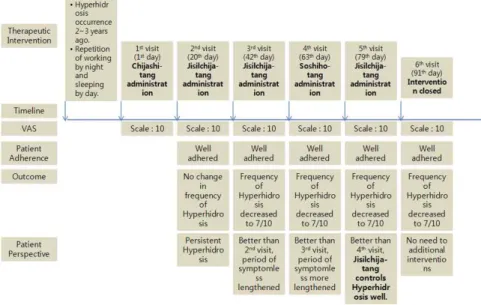 Fig. 2. Timeline analysis of this case