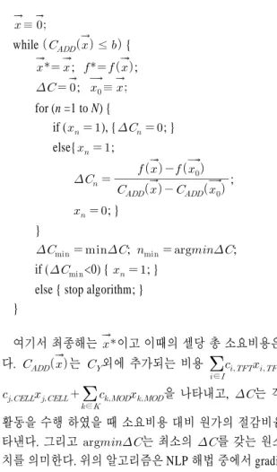 Table 3.  The Parameter values for The Example