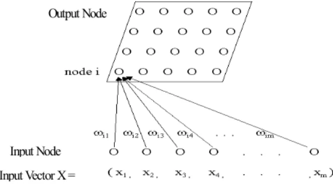 Figure 1.  General structure of SOM.