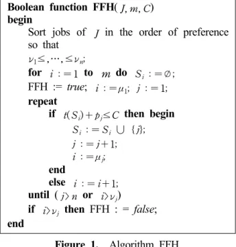 Figure 1.  Algorithm FFH.