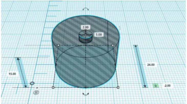 Fig. 1. Mold design for 3D printing.