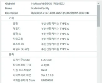 Figure 14와 15는 본 연구에서 개발한 뷰어 화면의 일부이다. 