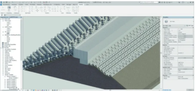 Figure 13. 3D model of Rubble mound breakwater 
