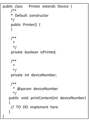 Fig. 5. Example of RTT UML Class Diagram