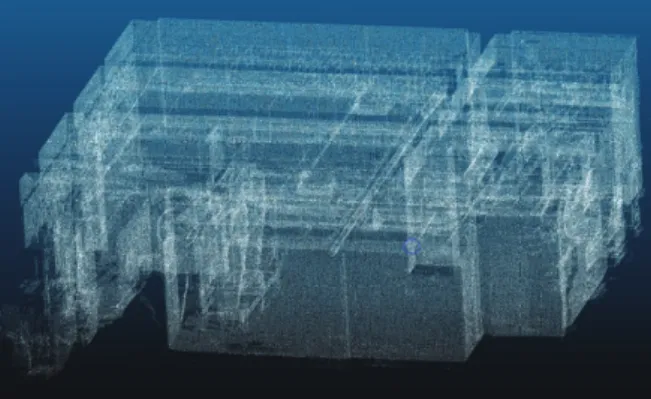 Figure 8. Plane geometry segmentation from 3D point cloud  and mapping results