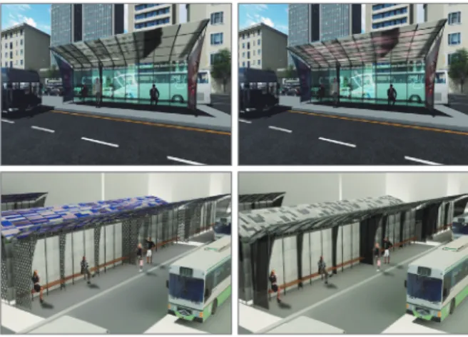 Figure 10. Visualization of bus station