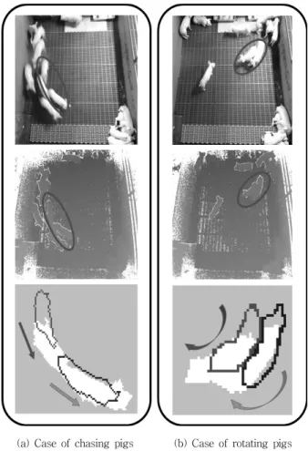 Fig. 2. Prediction of a Pig’s Position in the Current Frame